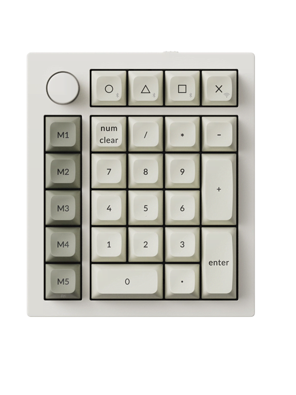 Keychron Q0 Max QMK Wireless - Numpad - Hvit