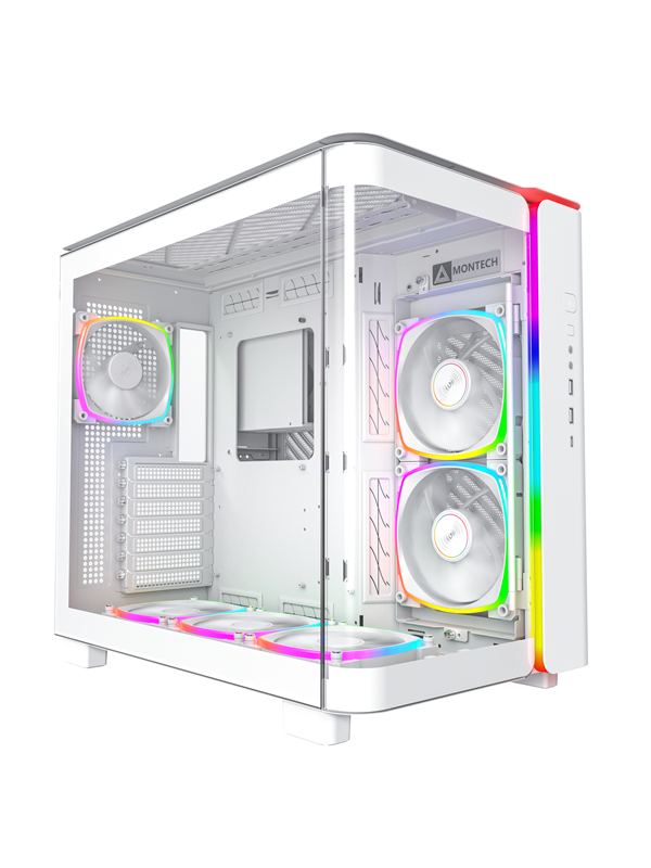 Montech King 95 Pro - White - Kabinett - Miditower - Hvit