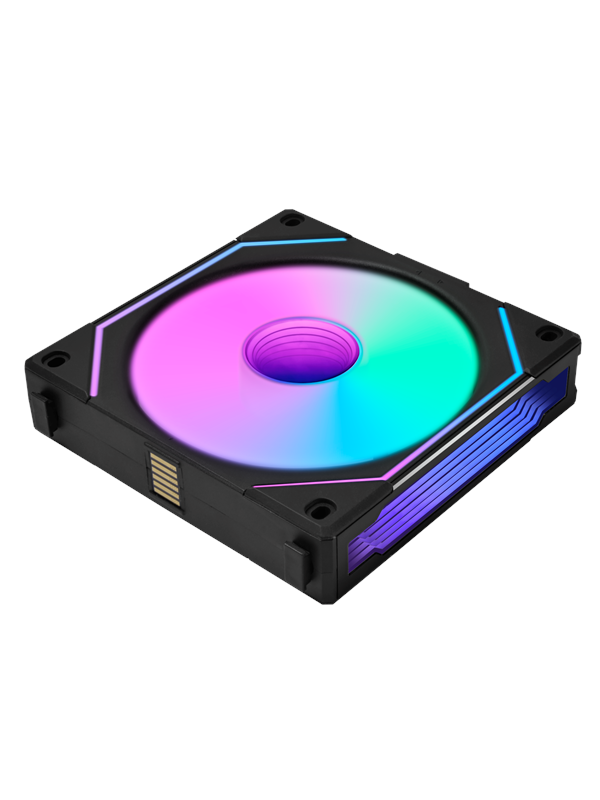 Lian Li UNI FAN SL-INF Reverse 120 Black - Kabinettvifte - 120mm - Svart - 32 dBA