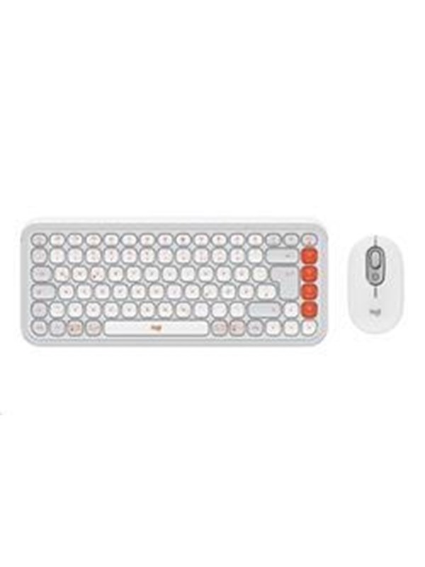 Logitech POP Icon Combo - Tastatur &amp; Mussett - Universal - Hvit
