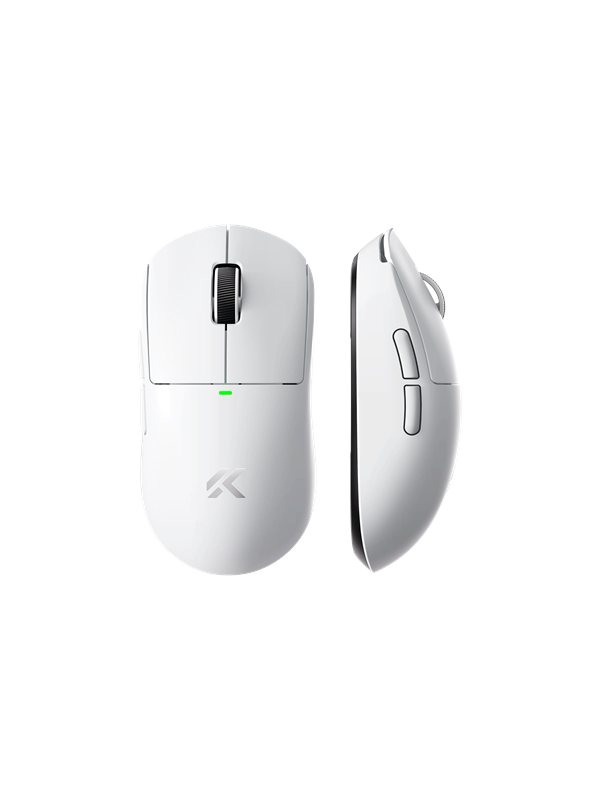 MCHOSE A5 V3 Ultra Lightweight Wireless - Gaming mus - Optisk - 6 - Hvit