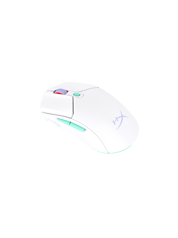 HyperX Pulsefire Haste 2 Core Wireless - Gaming mus - Optisk - 5 - Hvit