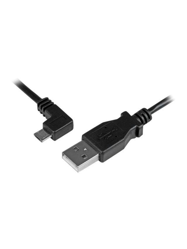 StarTech.com Micro-USB Charge-and-Sync Cable M/M - Left-Angle Micro-USB - USB cable - 50 cm