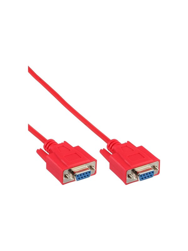 InLine - null modem cable - DB-9 to DB-9 - 3 m