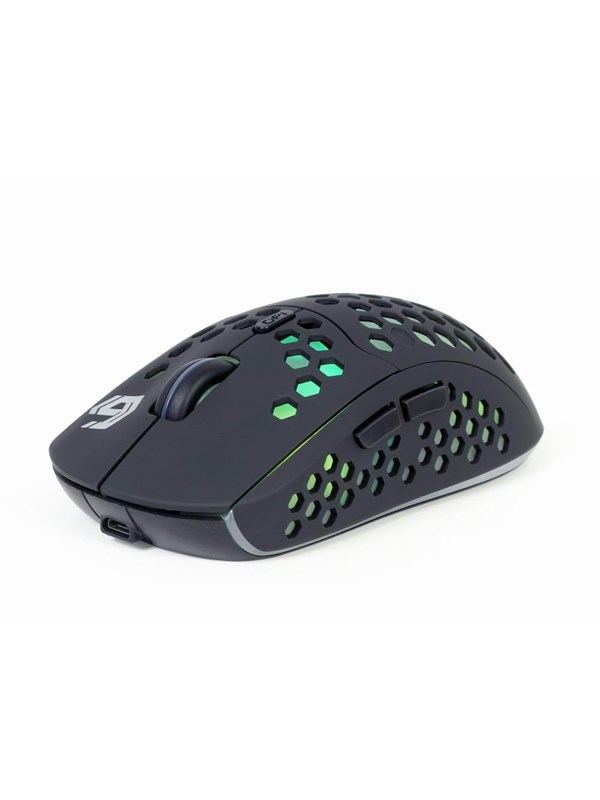 Gembird Ragnar WRX500 Wireless - Gaming mus - Optisk - 6 - Svart med RGB-lys