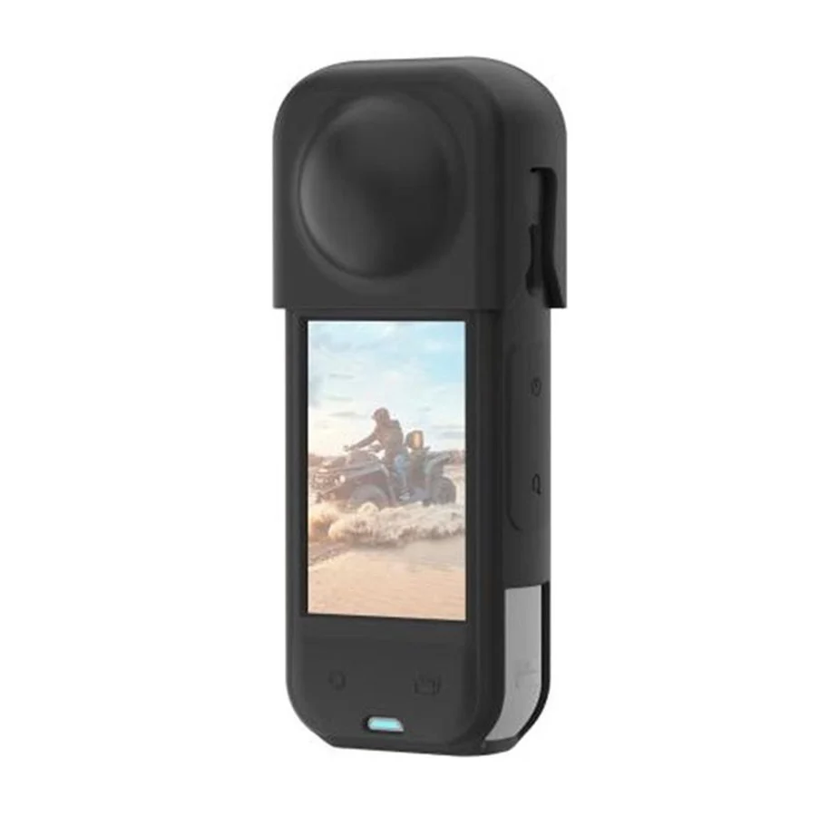 Puluz Silicone Protective Case with Lens Cover – Insta360 X5
