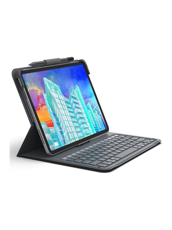 ZAGG Messenger Folio 2 for Apple 10.9-inch iPad Air - Tastatur &amp; Foliosett - Nordisk - Grå