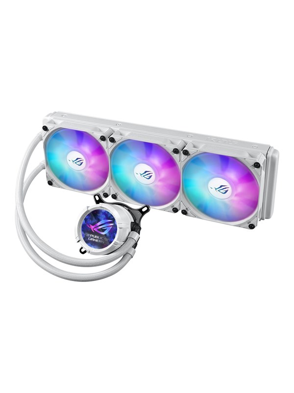 ASUS ROG STRIX LC III 360 ARGB LCD - White - CPU Vannkjøling - Max 36 dBA