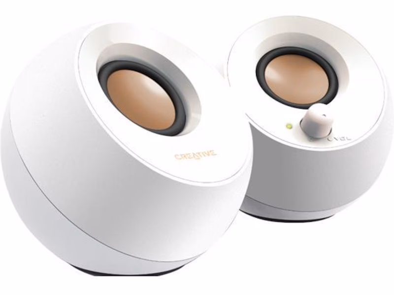 Creative Pebble PC Høyttalere Hvit