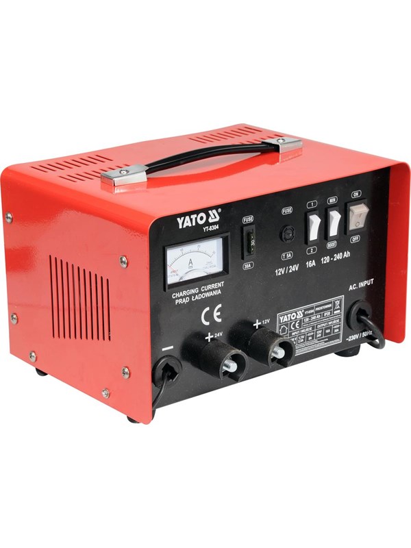 Yato YT-8304 BATTERY CHARGER BOOST 12/24V 16A 240AH