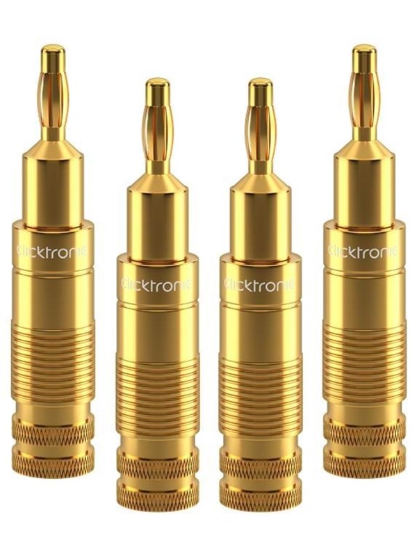 ClickTronic Banana Plug - 4 pack
