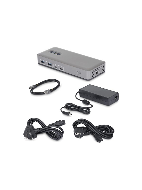 StarTech.com - docking station - USB-C 3.2 Gen 2 - 2 x DP HDMI - 1GbE
