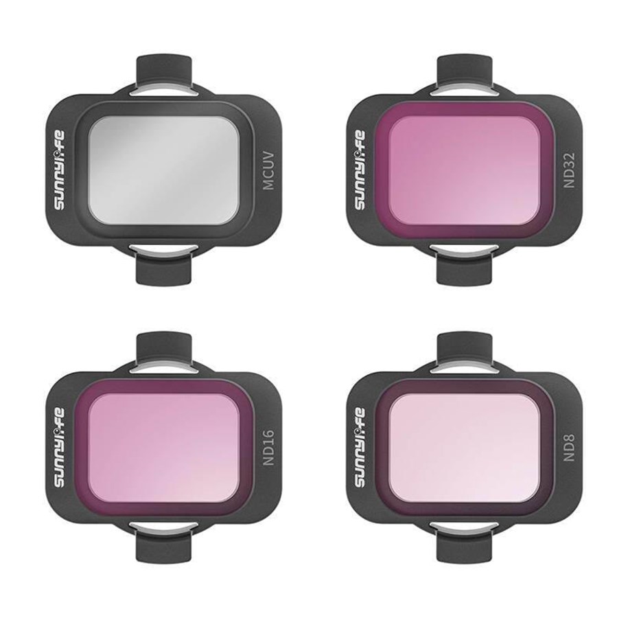 Sunnylife MCUV Sett med 4 filtere ND8/16/32 til DJI Avata 2