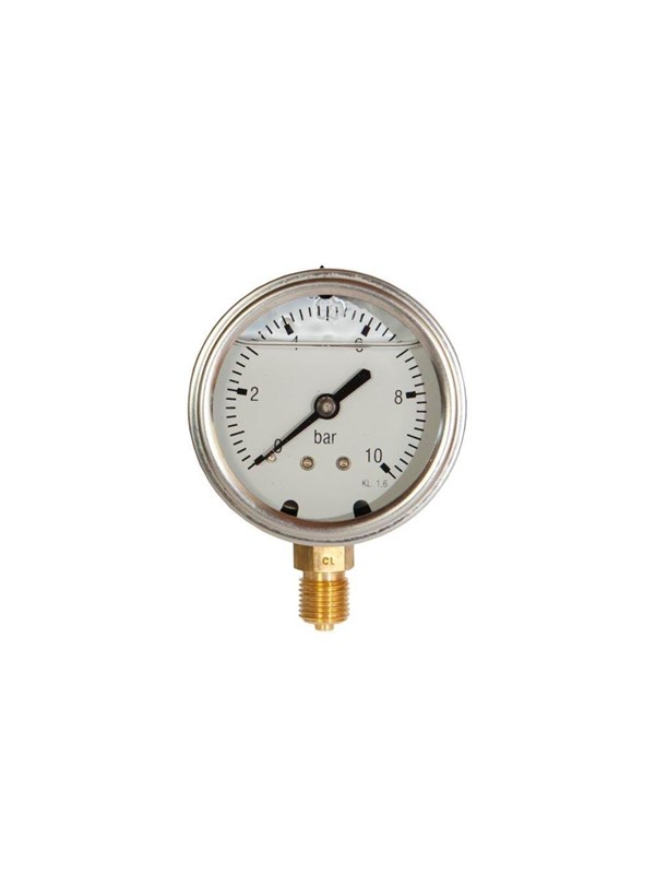 Erik Færgemann Pressure gauge 1/4xø63 0-60 bar lm w/glycerine