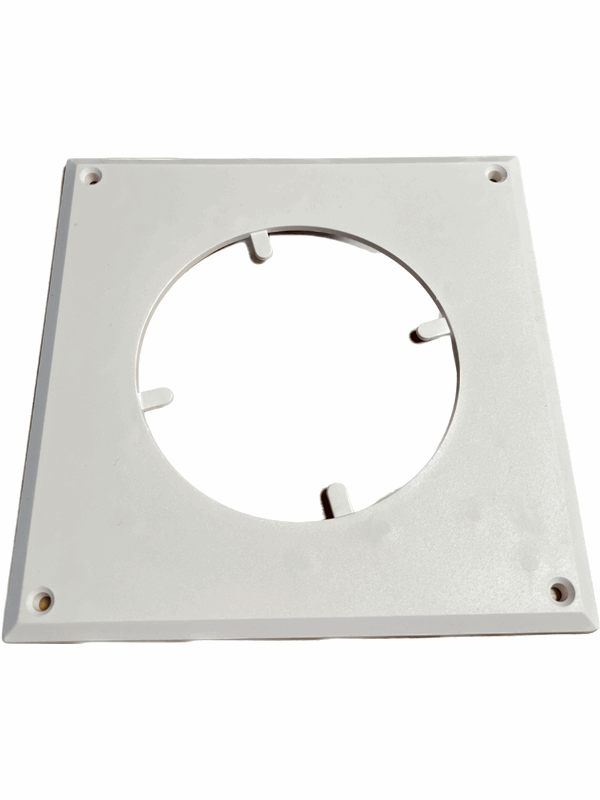 Fremex cover plate 165x165mm ø80/100 white