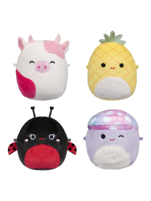 Squishmallows Cuddle Plush Micromallows - Maui Trudy Caedyn Minya 4-pack