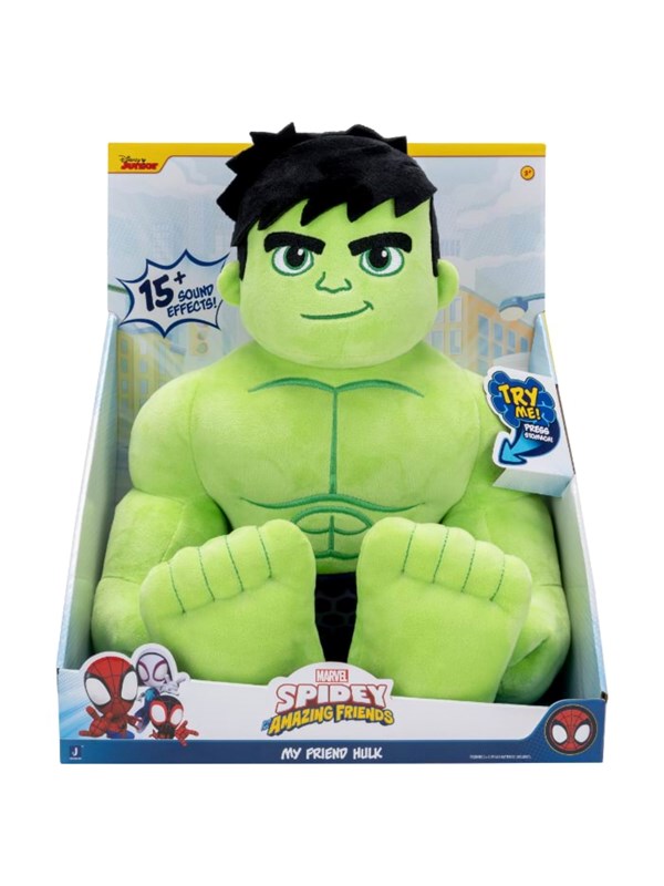 Spidey and His Amazing Friends SPIDEY MY FRIEND HULK FEATURE PLUSH