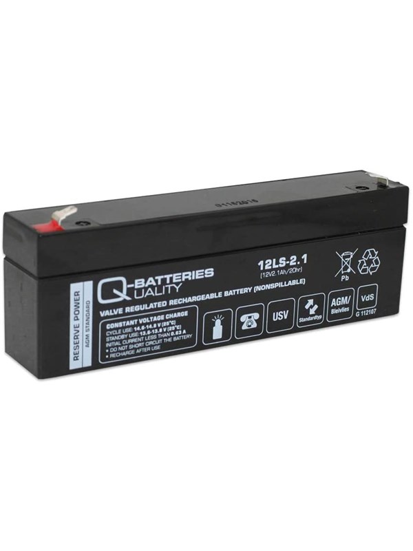 Lakuda Q-batteries 12v-2.1ah 178x35x61 vds