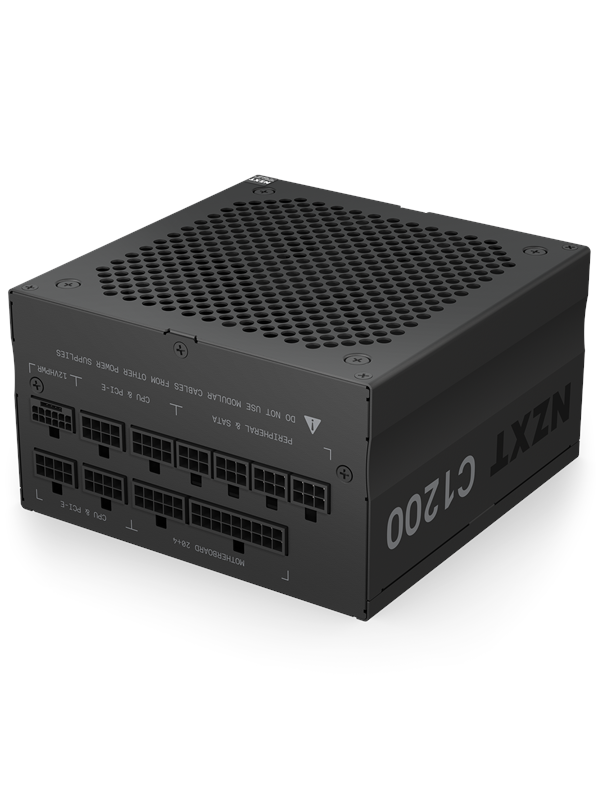 NZXT C-Series Gold C1200 Strømforsyning (PSU) - 1200 Watt - 135 mm - ATX 3.0 - 80 Plus Gold sertifisert