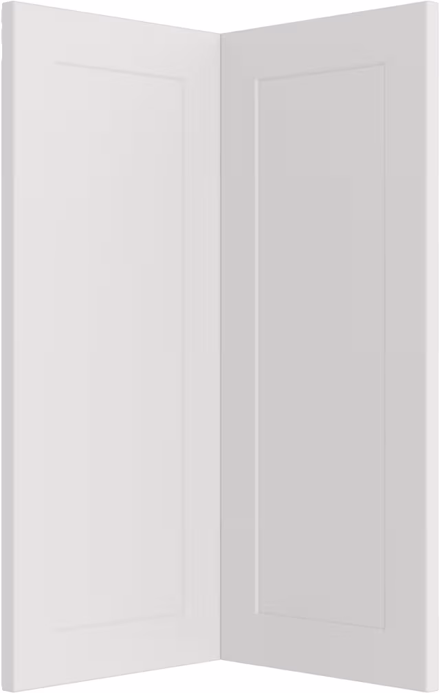 Epoq Canvas Greywhite hjørnedørfront gulv