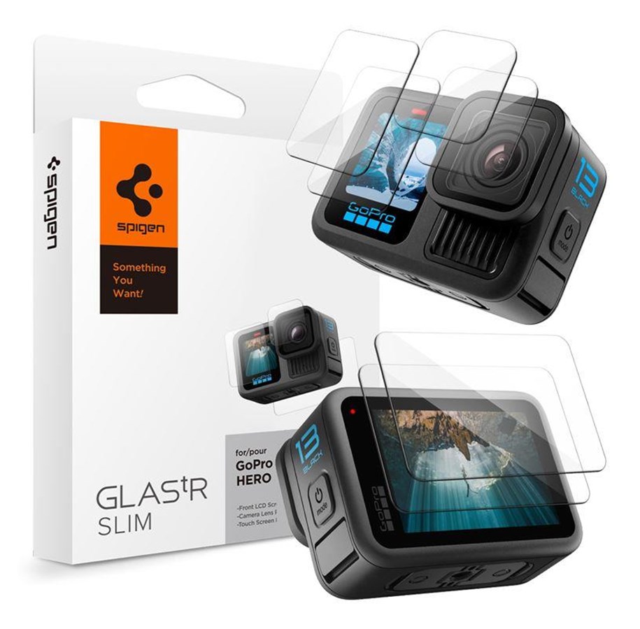 Spigen Glass tR SLIM Multi Pack FS/CL/BS 2 Pack - GoPro Hero 13