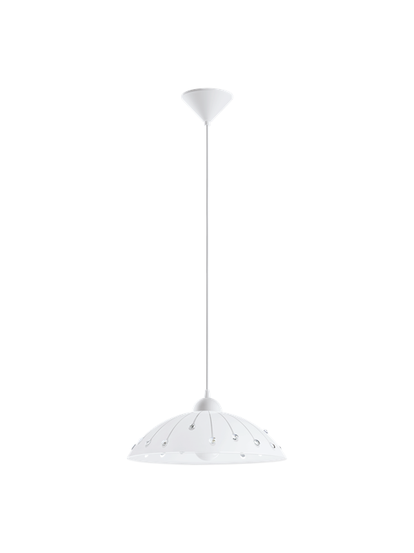 EGLO VETRO pendant white/crystal