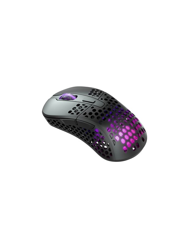 Xtrfy M4 Wireless RGB Gaming Mouse - Black - Gaming mus - Optisk - 6 - Svart med RGB-lys