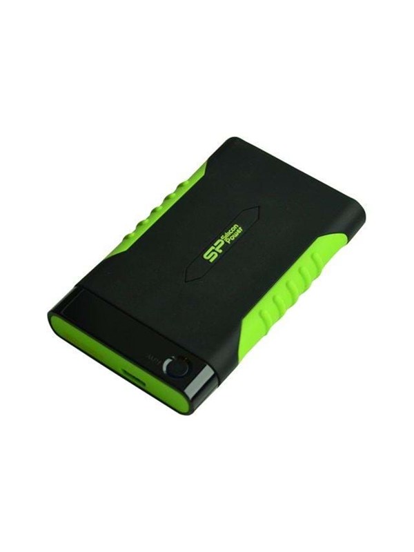 Silicon Power Armor A15 Green - Ekstern Harddisk - 1TB - Svart