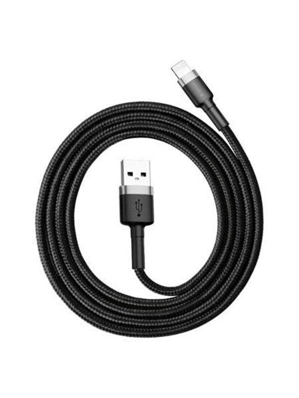 Baseus Cafule USB Lightning Cable 2.4A 0.5m (Gray+Black)