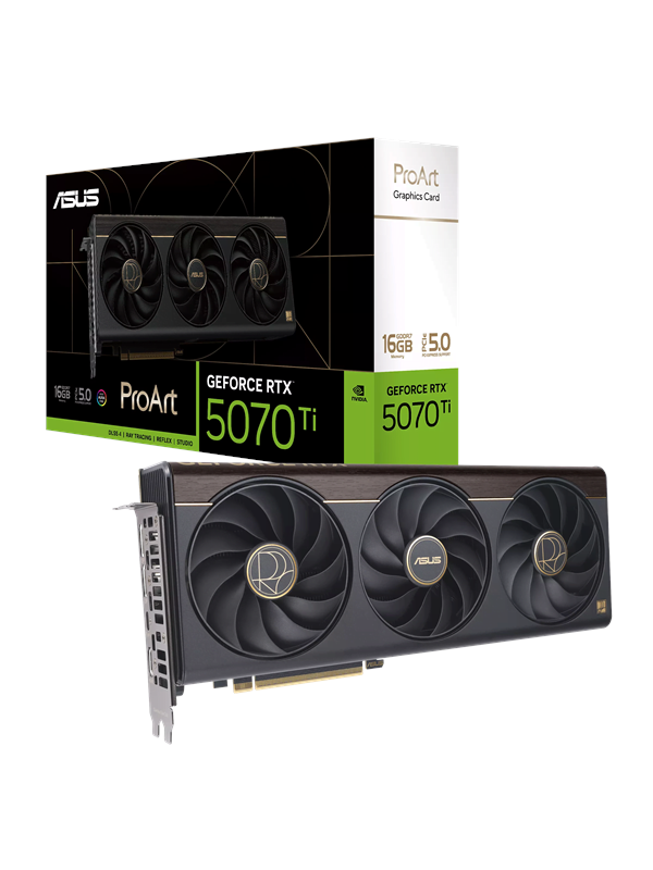 ASUS GeForce RTX 5070 Ti ProArt OC - 16GB GDDR7 RAM - Grafikkort