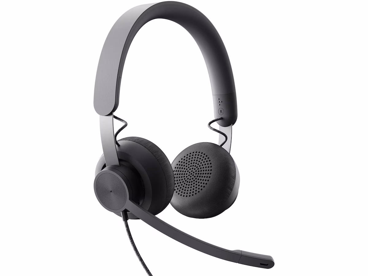 Logitech Zone Wired headsett Graphite