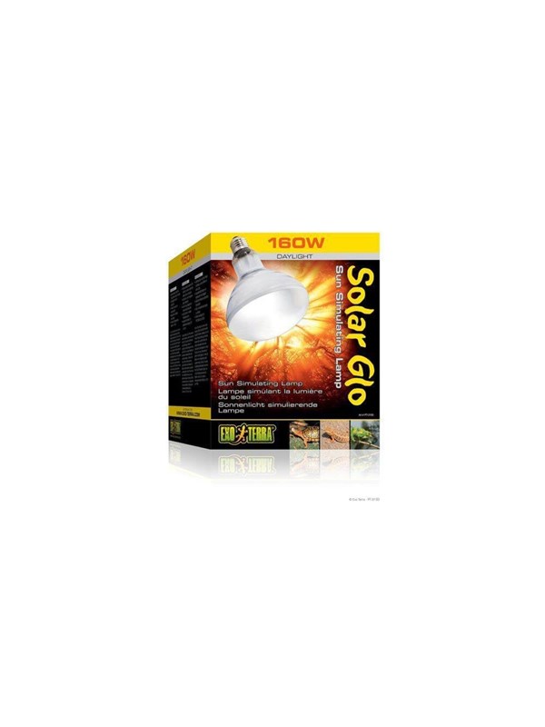EXO TERRA - Solar Glo 160W Uva/Uvb Heat &amp; Sunlight E27 - (220.1822)