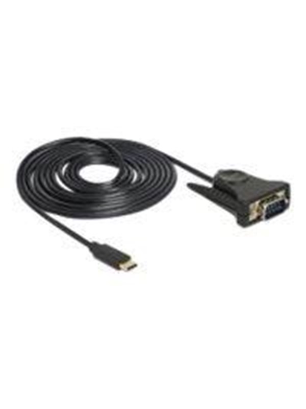 DeLOCK Serial Adapter - USB-C to DB-9 - 1.8 m