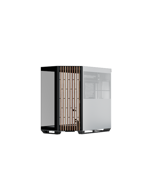 APNX V1 Black/White/Wood - Kabinett - Miditower - Hvit