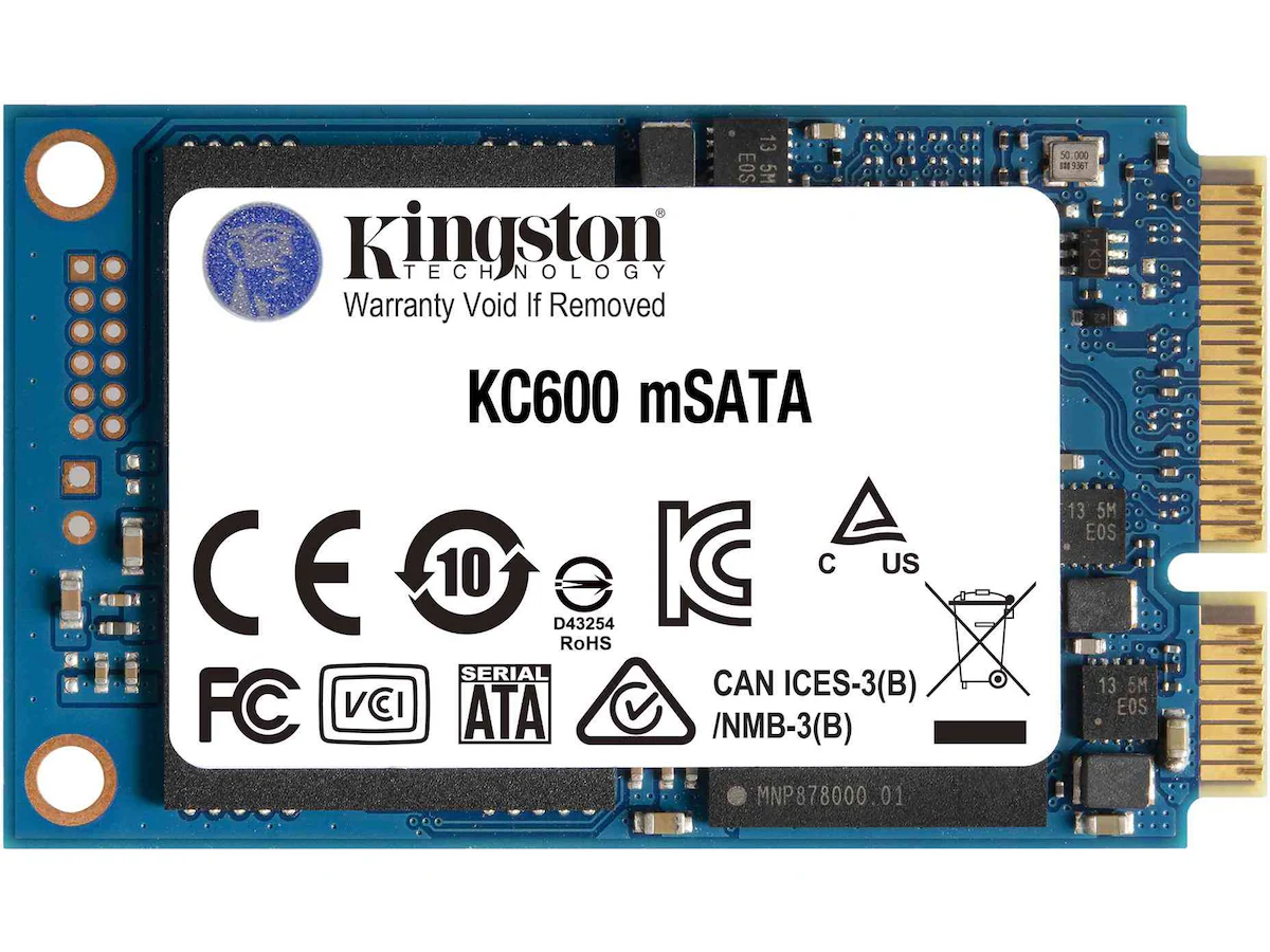 Kingston KC600MS 1024GB mSATA SSD