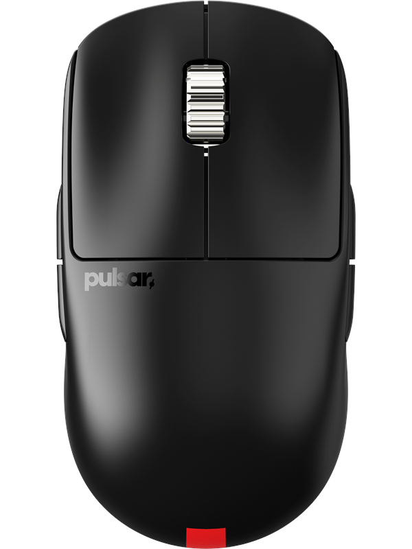 Pulsar X2A v3 eS Mini Wireless - Gaming mus - Optisk - 7 - Svart