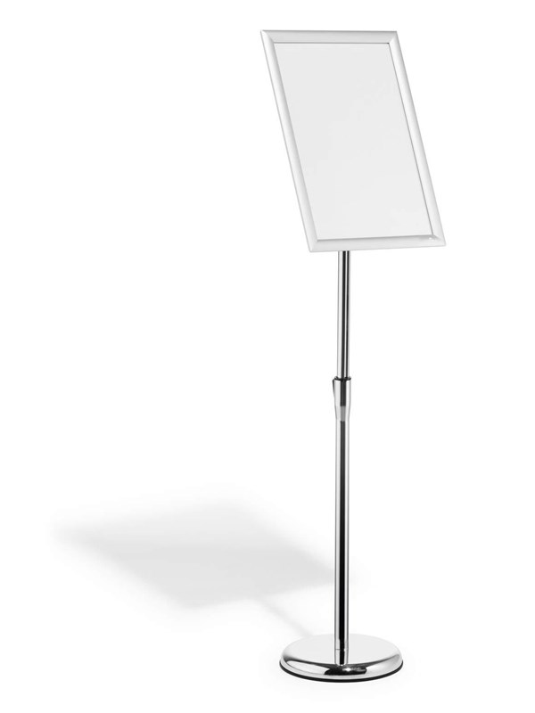 DURABLE Gulvskilt aluminium med klikramme A3