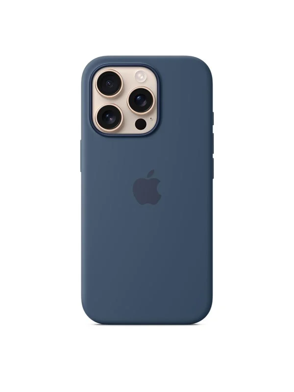 Apple iPhone 16 Pro Silicone Case with MagSafe - Denim