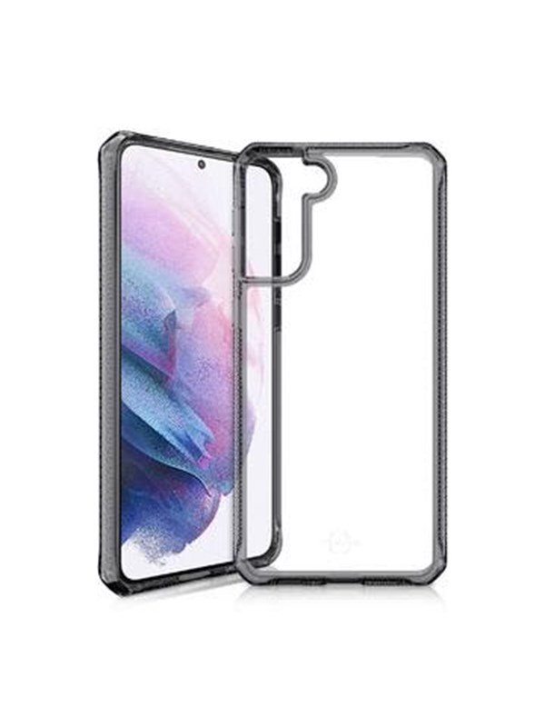 ITSKINS HYBRID CLEAR cover for Samsung Galaxy S21 + 4G / 5G®. Black and transparent