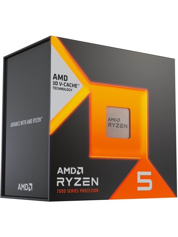 AMD Ryzen 5 7600X3D Prosessor/CPU - 6 kjerner - 4.1 GHz - AMD AM5 - AMD Boks (uten kjøler)