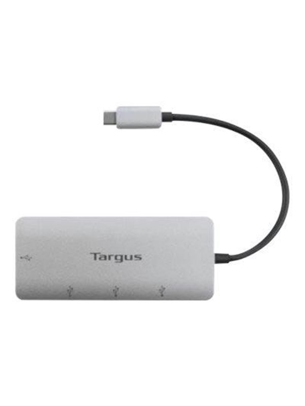 Targus USB-C to 4-Port USB-A Hub - hub - 4 ports USB-hub - USB 3.2 - 4 porter - Sølv