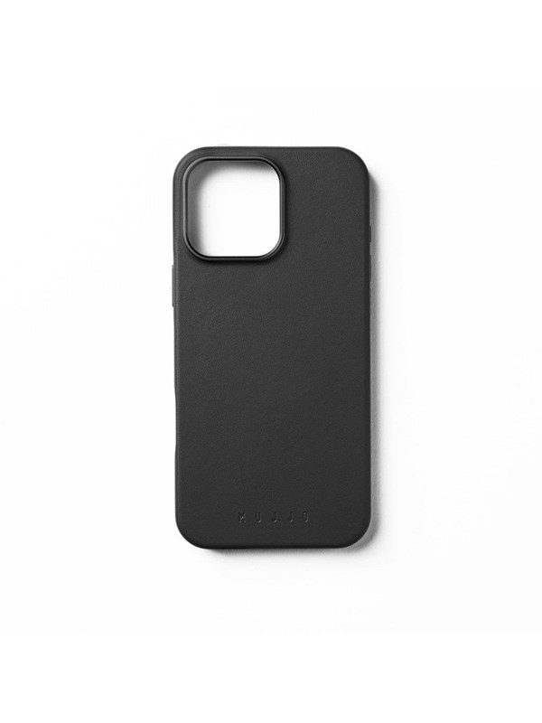 Mujjo Leather Case for iPhone 16 Pro Max - Black