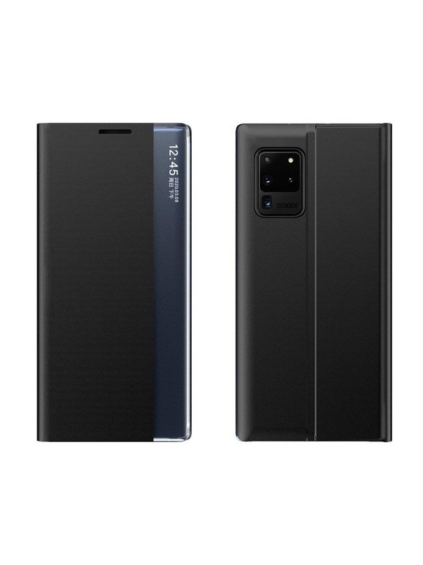 Hurtel New Sleep Case Bookcase Type Case with Kickstand Function for Samsung Galaxy A72 4G Black