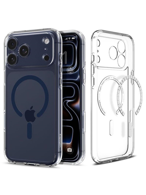 Spigen Ultra Hybrid MagSafe - clear deep blue - iPhone 17 Pro Max