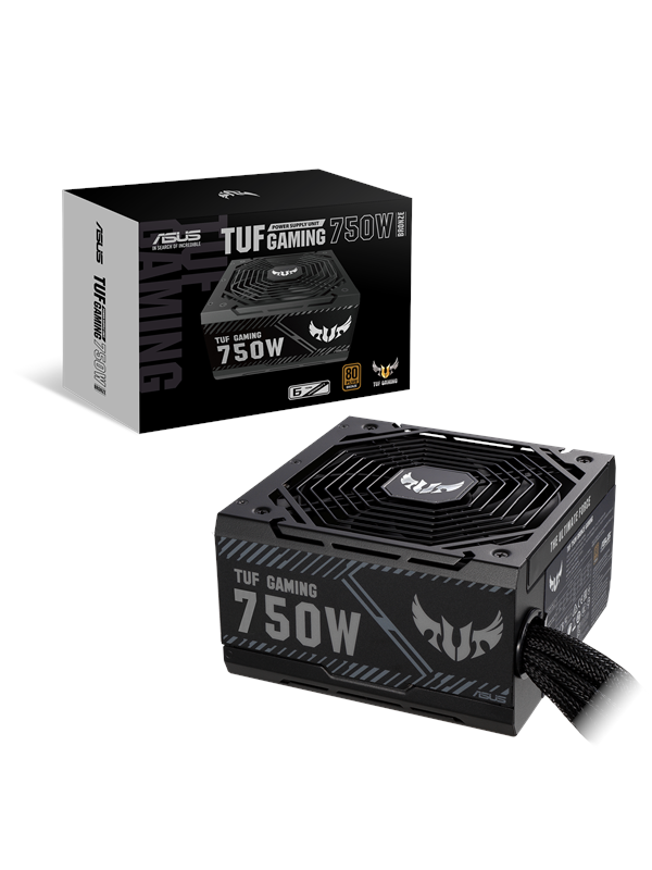 ASUS TUF GAMING 750B Strømforsyning (PSU) - 750 Watt - 135 mm - ATX - 80 Plus Bronze sertifisert