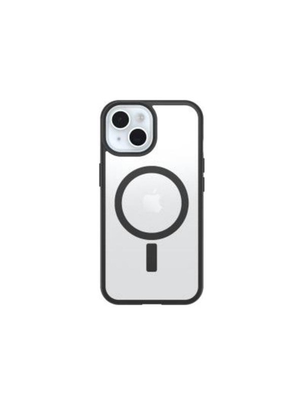 OtterBox React MagSafe Apple iPhone 16e/15/14/13 Black Crystal - clear/black
