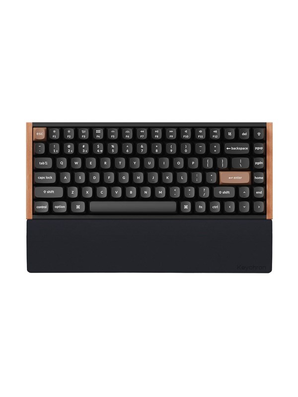 Keychron Silicone Palmrest K2 / K2 Pro / K2 Max / K2 HE / K6 / K6 Pro series - Håndleddsstøtte - Svart