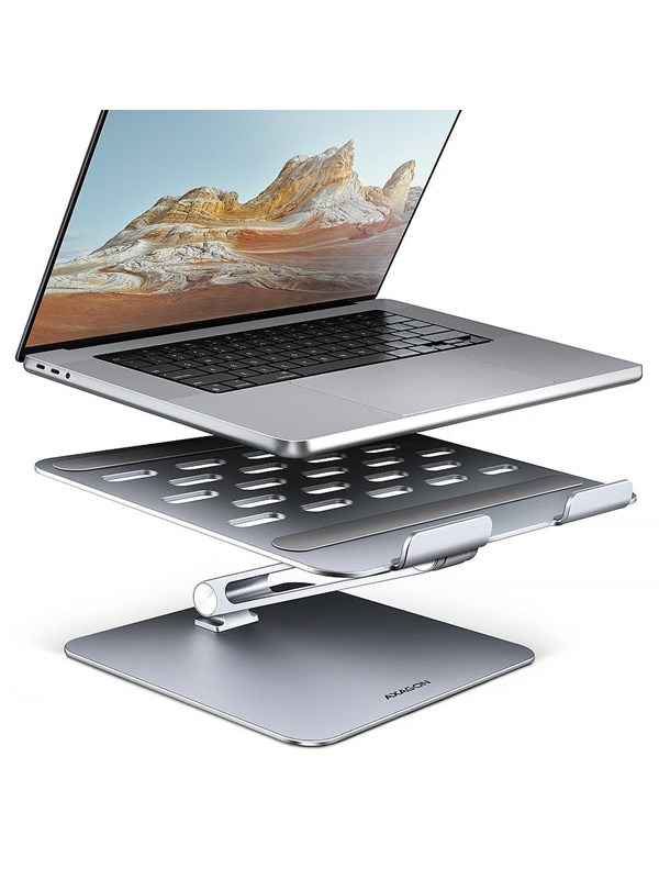 AXAGON Aluminium HQ Stand for Laptop and Tablet