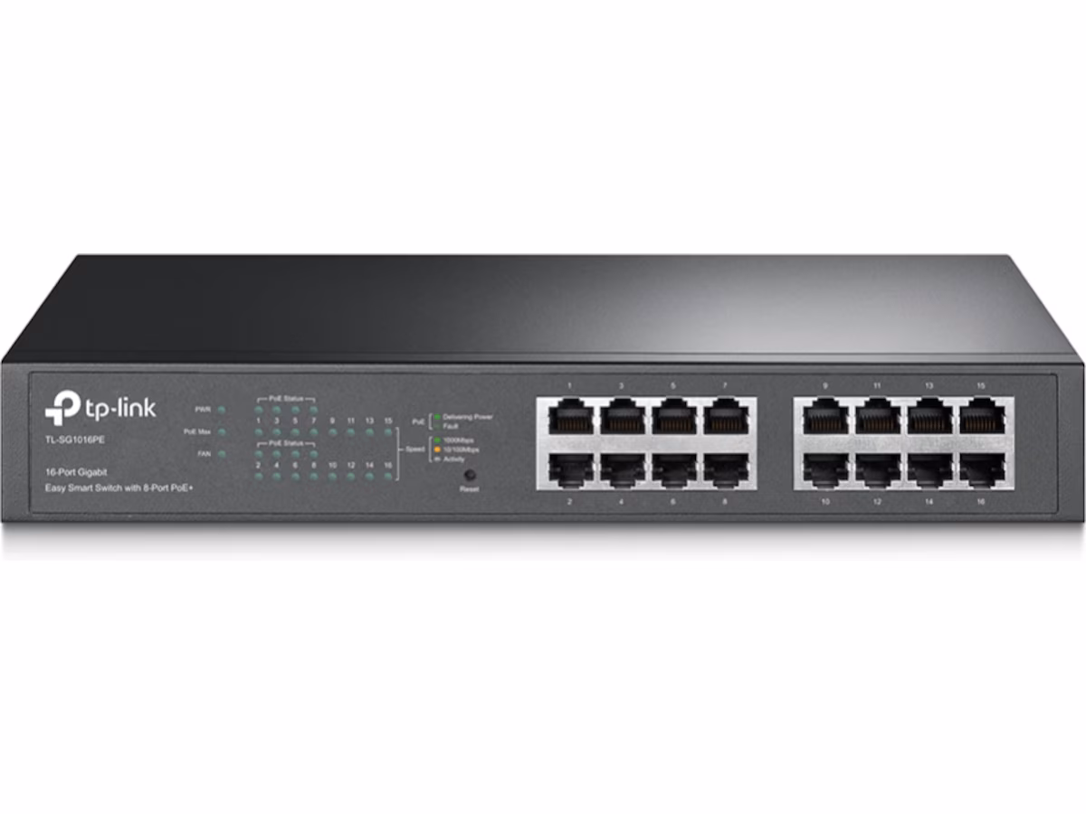 TP-Link TL-SG1016PE PoE+ Switch 16P