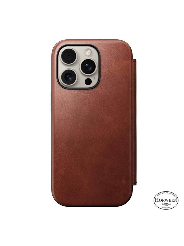Nomad Leather Folio olde dublin for iPhone 16 Pro